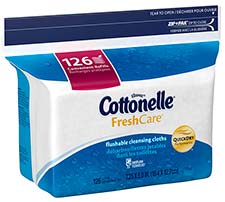 flushable cleansing wipes going gentle into that good night