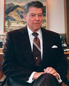 President Reagan had already begun his descent into dementia when he took office in his first term as the president of the United States
