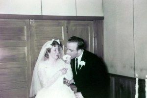 Daddy and Mama Wedding Cake June 9, 1956